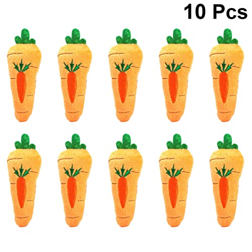 PEPLAYTAL 10 Stück Katze Stofftier Plush Toy Plush Stuffed Soft Toys cat Toys Plüsch Katze zahnt Katze präsentiert lustige Katzenminze-Spielzeuge Minze Orange PEPLAYTAL 10 Stück Katze Stofftier Plush Toy Plush Stuffed Soft Toys cat Toys Plüsch Katze zahnt Katze präsentiert lustige Katzenminze-Spielzeuge Minze Orange von PEPLAYTAL