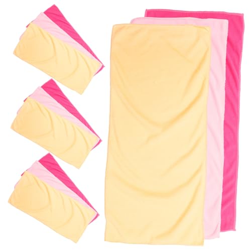 PEPLAYTAL 12 Stück Teiliges Mikrofaser Hundebadetuch Set Saugfähige und Schnell Trocknende Haustierhandtücher Geeignet für Bad und Schönheitspflege Hellrosa Gelb PEPLAYTAL 12 Stück Teiliges Mikrofaser Hundebadetuch Set Saugfähige und Schnell Trocknende Haustierhandtücher Geeignet für Bad und Schönheitspflege Hellrosa Gelb von PEPLAYTAL
