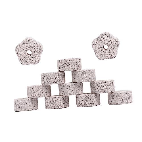 PEPLAYTAL 12stücke Naturstein Kauspielzeug Für Hamster Meerschweinchen Und Kaninchen Mineralien Zur Zahnpflege Für Kleine Haustiere Mit Befestigungsmöglichkeiten von PEPLAYTAL