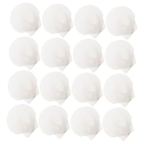 PEPLAYTAL 16stücke Jakobsmuschel Basteln Natürliche Muscheln Für Aquarien-Dekoration DIY Handwerk Zubehör Mit Sandkörnern Für Meeres-Design Arrangements von PEPLAYTAL