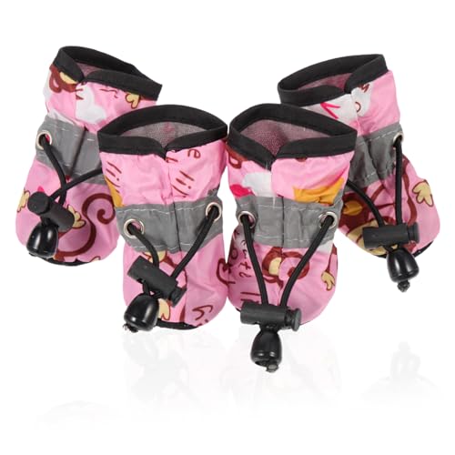 PEPLAYTAL 1Satz Atmungsaktiven Rutsch Hundeschuhen Weiche Pfotenschutzstiefel Für Kleine Für Drinnen Und Draußen Haustierschuhe Für Welpen Und Kleine von PEPLAYTAL