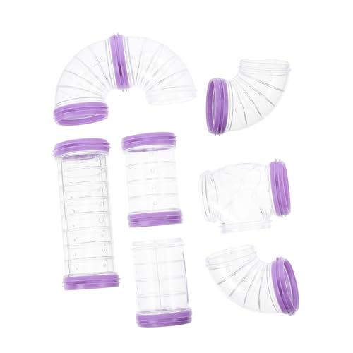 PEPLAYTAL 1Satz DIY Hamster Röhrenset Erweiterbares Labyrinthrohr für Hamsterkäfig Teiliges Zubehör Langlebig Installieren für Kreative Spielplätze von PEPLAYTAL