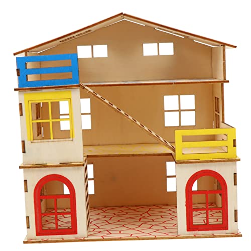 PEPLAYTAL 1Satz Hamster Villa aus Stöckiges Hamsterhaus mit Kletterleiter für Kleine Haustiere Langlebig und Perfektes und Versteck für Hamster und Nager Fördert Spaß PEPLAYTAL 1Satz Hamster Villa aus Stöckiges Hamsterhaus mit Kletterleiter für Kleine Haustiere Langlebig und Perfektes und Versteck für Hamster und Nager Fördert Spaß von PEPLAYTAL