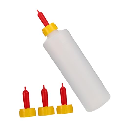PEPLAYTAL 1Satz Wiederverwendbare Futterflasche Mit Schnullern Tiernahrungsflasche Für Ziegen Und Kälbermilch Für Versorgung Von Kleintieren Wie Lämmern Und Kätzchen von PEPLAYTAL