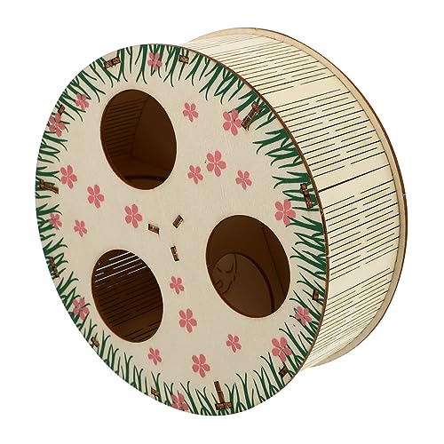 PEPLAYTAL 1Stück Hamster Tunnel Labyrinth Aus Holz Natürliches Haustier Habitat Für Kleine Nager Trainieren Und Hamster Und Rennmäuse von PEPLAYTAL