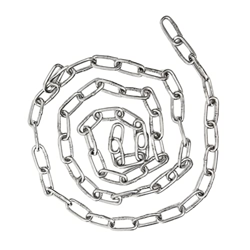 PEPLAYTAL 1Stück Hebekette Hochleistungskette für Haustiere und Industrielle Anwendungen Pet Sicherheitskette Korrosionsbeständig und Langlebig für Drinnen und Draußen von PEPLAYTAL