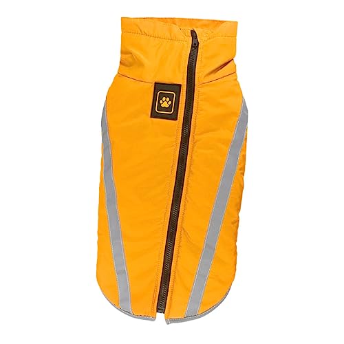 PEPLAYTAL 1Stück Verdickter Hundemantel Für Große Und Warm Outdoor Hundekleidung Ingwerfarbe Für Haustierangebote von PEPLAYTAL