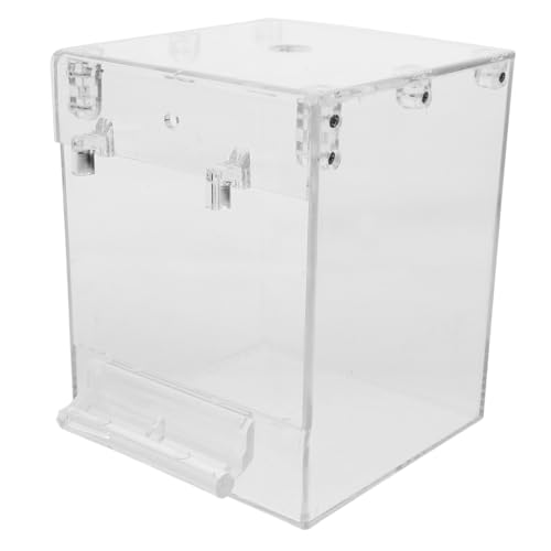 PEPLAYTAL 1Stück Vogelbadbox für Käfig Transparente Duschbox für Papageien Wellensittiche und Kanarienvögel Hängendes Vogelbad mit Praktischem Design für Stressfreies und Füttern PEPLAYTAL 1Stück Vogelbadbox für Käfig Transparente Duschbox für Papageien Wellensittiche und Kanarienvögel Hängendes Vogelbad mit Praktischem Design für Stressfreies und Füttern von PEPLAYTAL