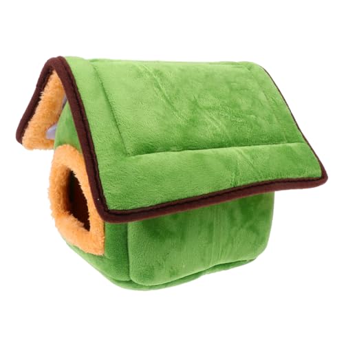 PEPLAYTAL 1Stück Weihnachten Haustier Nest Halbgeschlossenes Hamsterhaus Für Meerschweinchen Komfortables Waschbares Winterbett Für Kleine Haustiere Design Für Gemütliche von PEPLAYTAL