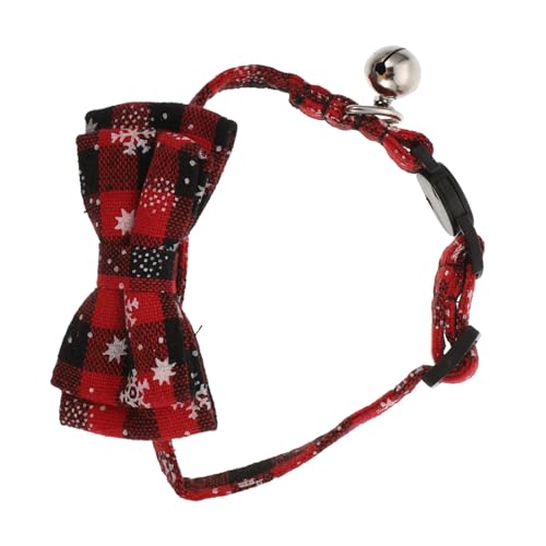 PEPLAYTAL 1Stück Weihnachts Für Verstellbares Halsgürtel Mit Rotes Design Weihnachtsaccessoire Für Haustiere von PEPLAYTAL