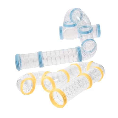 PEPLAYTAL 2 Sätze DIY Hamster Röhren aus Robustem Transparente Außen Tunnel für Hamsterkäfig Einfache Spielerisches Hamsterzubehör für Aktivität und Entdeckung PEPLAYTAL 2 Sätze DIY Hamster Röhren aus Robustem Transparente Außen Tunnel für Hamsterkäfig Einfache Spielerisches Hamsterzubehör für Aktivität und Entdeckung von PEPLAYTAL