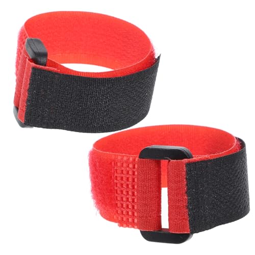 PEPLAYTAL 2 Stück Anti-Verhaken-Hahnhalsband Geflügelkragen krähender Kragenhahn Austauschbar für Gürtel gegen krähenden Hahn Anti-Crowing-Bänder Hahn-Ersatzhalsbänder Nylon rot von PEPLAYTAL