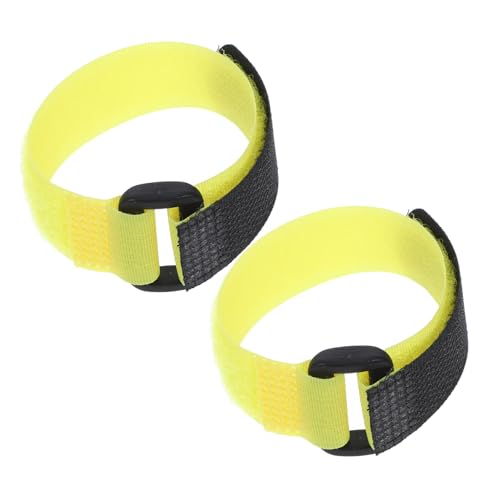 PEPLAYTAL 2 Stück Anti-Verhaken-Hahnhalsband Hahnkragen Zubehör für Hühnerställe Krähenkragen Hühnerkrähenhalsband Hähne Flexible, Nicht krähende Nackenbänder rauschfreie Bands Nylon Yellow von PEPLAYTAL