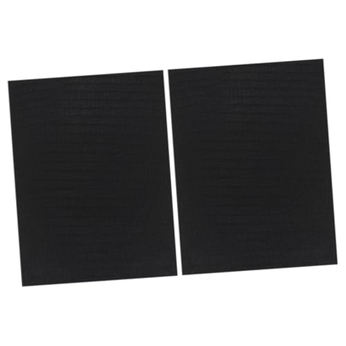 PEPLAYTAL 2 Stück Aquarium-Stoßdämpfer Aquarienmatte Fischtank Unterlage Aquarium Bodenschutz Unterlage für Aquarium rutschfeste Matte Filterschwamm Ausgleichsmatte für Aquarien Schaum Black von PEPLAYTAL