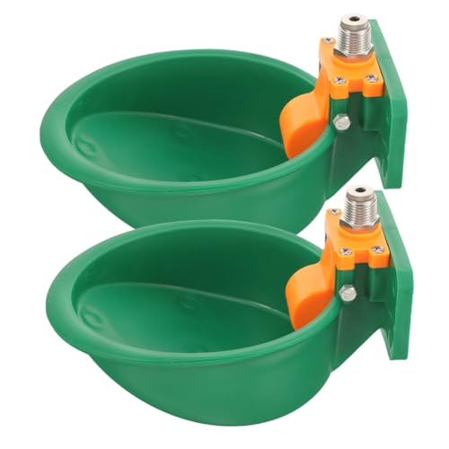 PEPLAYTAL 2 Stück Automatischer Wassertrog: Wassernäpfe Für Kühe, Rinder, Pferde, Viehfutternapf Für Ziegen, Schafe, Nutztiere, Trinkausrüstung von PEPLAYTAL