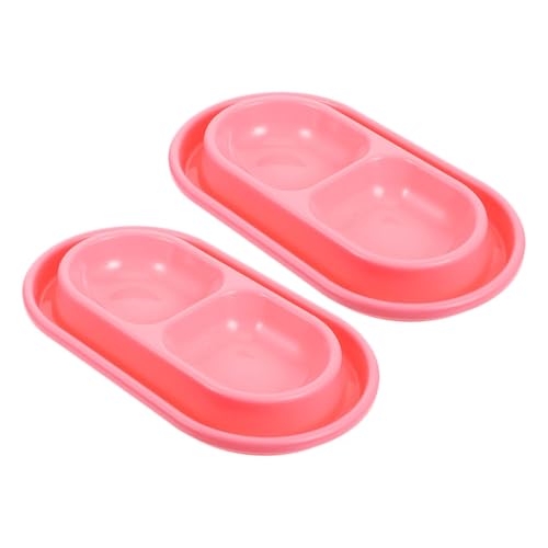 PEPLAYTAL 2 Stück Doppelter Futter und Wassernapf aus Robustem Kunststoff Teiliges Set mit Integriertem Antimikroben Design für Kleine bis Mittelgroße Hunde und Katzen Praktische PEPLAYTAL 2 Stück Doppelter Futter und Wassernapf aus Robustem Kunststoff Teiliges Set mit Integriertem Antimikroben Design für Kleine bis Mittelgroße Hunde und Katzen Praktische von PEPLAYTAL