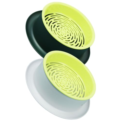 PEPLAYTAL 2 Stück Erdloses Hydroponisches Katzengras-samenbox-Set Katzenmotiv Katzenlöffel Slow Feeder Katzennapf Katzenminze-Spray Katzenschmuck Für Den Garten Katzenfutter Plastik von PEPLAYTAL
