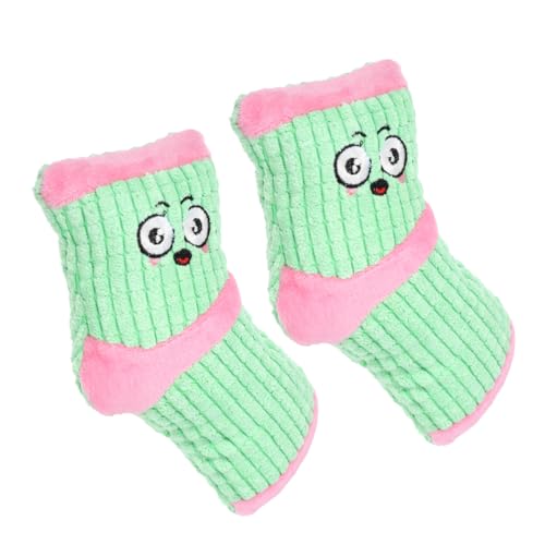 PEPLAYTAL 2 Stück Hund Plüschtier Hündchen Plüschiges Quietschendes Hundespielzeug Ausgestopft Pfoten Kichern Tiere Stachelig Kauspielzeug Für Hunde Hundespielzeug Welpe Kauer Light Green PEPLAYTAL 2 Stück Hund Plüschtier Hündchen Plüschiges Quietschendes Hundespielzeug Ausgestopft Pfoten Kichern Tiere Stachelig Kauspielzeug Für Hunde Hundespielzeug Welpe Kauer Light Green von PEPLAYTAL