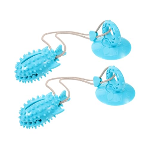 PEPLAYTAL 2 Stück Hundespielzeug hundezubehör interaktives Zahnreinigungs Raupe Haustier kauen katzenfutter Indoor-Welpenspielzeug Leckerli-Spender für Hunde Blue PEPLAYTAL 2 Stück Hundespielzeug hundezubehör interaktives Zahnreinigungs Raupe Haustier kauen katzenfutter Indoor-Welpenspielzeug Leckerli-Spender für Hunde Blue von PEPLAYTAL
