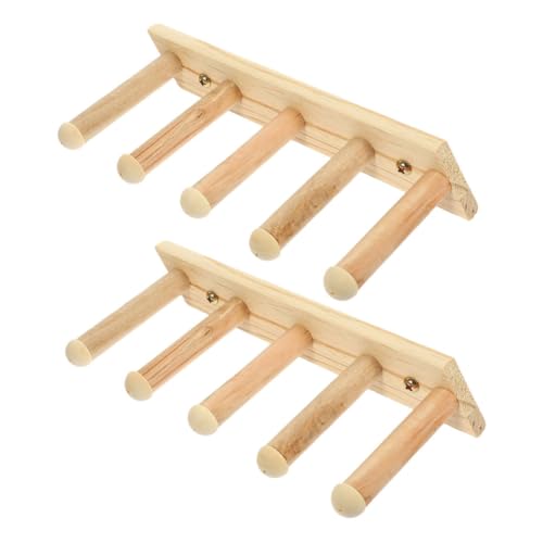 PEPLAYTAL 2 Stück Katzen Wandregal Teilig Wandmontierte Holz Katzentreppe für Zuhause Kletterwand für Katzen Mehrere Spielmöglichkeiten und Kratzfest von PEPLAYTAL