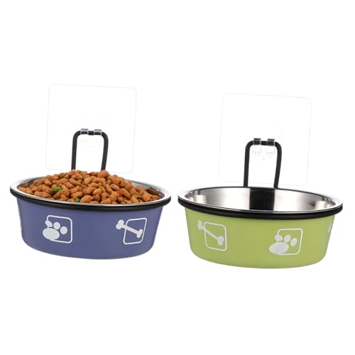 PEPLAYTAL 2 Stück Katzenfutter Napf Erhöhter Hängender Katzennapf mit Wandhalterung rutschfest für Trocken und Nassfutter Platzsparende Futterlösung für Katzen und Kleine Hunde PEPLAYTAL 2 Stück Katzenfutter Napf Erhöhter Hängender Katzennapf mit Wandhalterung rutschfest für Trocken und Nassfutter Platzsparende Futterlösung für Katzen und Kleine Hunde von PEPLAYTAL