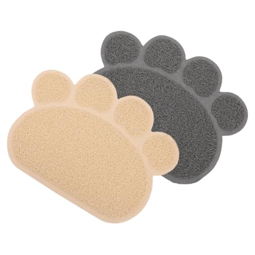 PEPLAYTAL 2 Stück Katzenstreu Matte rutschfest Langlebig Kratzfest für Katzenklo und Futterbereich Haustier Zubehör PEPLAYTAL 2 Stück Katzenstreu Matte rutschfest Langlebig Kratzfest für Katzenklo und Futterbereich Haustier Zubehör von PEPLAYTAL