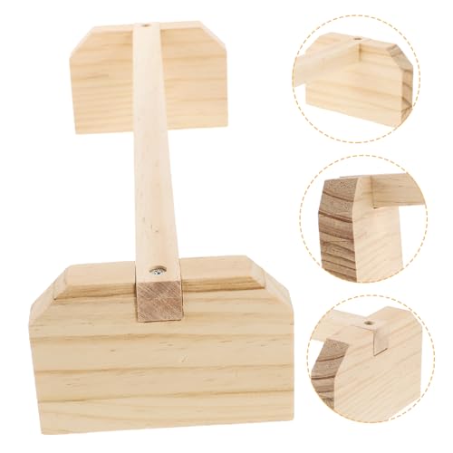 PEPLAYTAL 2 Stück Papageien Sitzstange aus Sicherem Holz Natürlicher Vogelstand für Wellensittiche Hühner Küken und Kleine Vögel Poliert Spielerisches Vogelzubehör für Käfig und Vogelkäfig von PEPLAYTAL