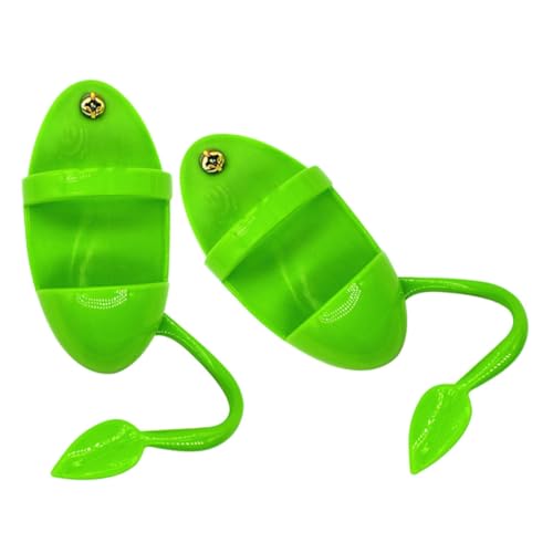 PEPLAYTAL 2 Stück -Skelett Papageienfütterung Futternapf Für Sittiche Haustier -fütterungsspielzeug Tintenfischhalter Werkzeuge Zum Füttern Von Haustieren Green Abs von PEPLAYTAL