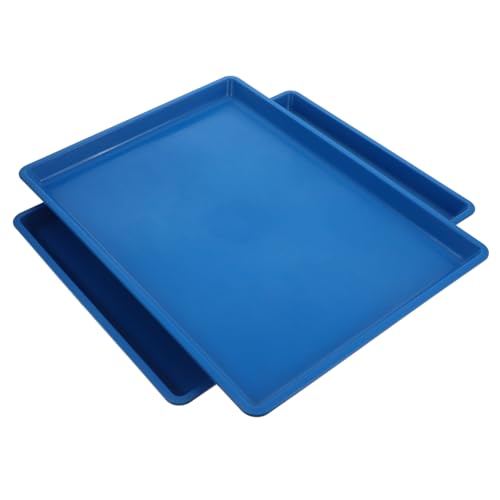 PEPLAYTAL 2 Stück Tablett für Tierkäfige Haustier Käfig Tablett Vogelkäfig Tablett Haustier Bodentablett Tierkäfig Tablett Vogel-Töpfchen-Tablett Hasenkäfig-Bodenschale Sky-Blue PEPLAYTAL 2 Stück Tablett für Tierkäfige Haustier Käfig Tablett Vogelkäfig Tablett Haustier Bodentablett Tierkäfig Tablett Vogel-Töpfchen-Tablett Hasenkäfig-Bodenschale Sky-Blue von PEPLAYTAL