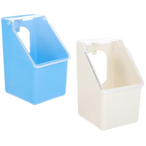 PEPLAYTAL 2 Stück Tauben Futterbox aus Robustem Kunststoff Multifunktional Großer Futtertrog für Tauben Papageien und Kleine Vögel Einfach zu Befestigen Langlebig und Praktisch für PEPLAYTAL 2 Stück Tauben Futterbox aus Robustem Kunststoff Multifunktional Großer Futtertrog für Tauben Papageien und Kleine Vögel Einfach zu Befestigen Langlebig und Praktisch für von PEPLAYTAL