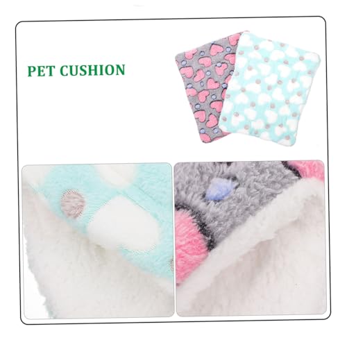 PEPLAYTAL 2 Stück Teiliges Haustier Wärmepad Weiche Dicke Kuscheldecke aus Lammwolle für Hamster Meerschweinchen Kaninchen Waschbar Warm und Bequem für Kleintiere PEPLAYTAL 2 Stück Teiliges Haustier Wärmepad Weiche Dicke Kuscheldecke aus Lammwolle für Hamster Meerschweinchen Kaninchen Waschbar Warm und Bequem für Kleintiere von PEPLAYTAL