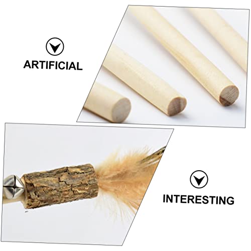 PEPLAYTAL 2 Stück Teiliges Katzenangel mit Holzstab und Pfauenfedern Interaktives Katzenspielzeug mit Glöckchen Leichtes Katzentassel für Kätzchen und Katzen Aller Fördert Spielerisch PEPLAYTAL 2 Stück Teiliges Katzenangel mit Holzstab und Pfauenfedern Interaktives Katzenspielzeug mit Glöckchen Leichtes Katzentassel für Kätzchen und Katzen Aller Fördert Spielerisch von PEPLAYTAL