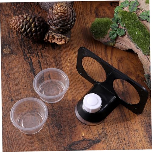 PEPLAYTAL 2 Stück Teiliges Reptilien Futterstation mit Saugnapf Doppelte Futter Wasserschale für Echsen Leichtes Langlebiges Material Kompakt und Anti Flucht für Terrarien und Kriechtiere PEPLAYTAL 2 Stück Teiliges Reptilien Futterstation mit Saugnapf Doppelte Futter Wasserschale für Echsen Leichtes Langlebiges Material Kompakt und Anti Flucht für Terrarien und Kriechtiere von PEPLAYTAL