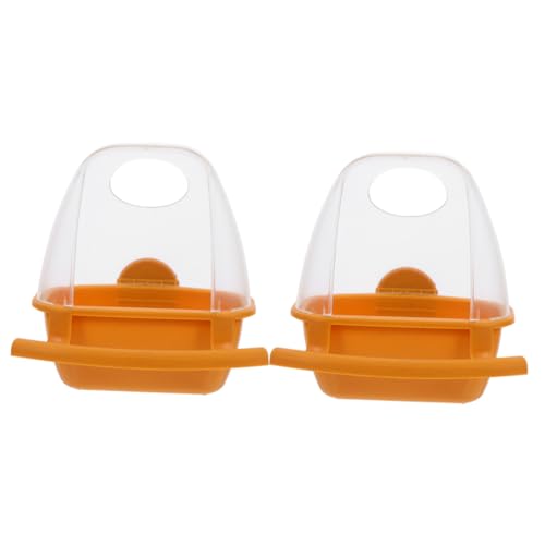 PEPLAYTAL 2 Stück Vogelkäfig Futterspender Hängend Futternapf und Wassernapf aus Strapazierfähigem Kunststoff für Wellensittiche Papageien und Kleine Vögel Langlebiges Zubehör für PEPLAYTAL 2 Stück Vogelkäfig Futterspender Hängend Futternapf und Wassernapf aus Strapazierfähigem Kunststoff für Wellensittiche Papageien und Kleine Vögel Langlebiges Zubehör für von PEPLAYTAL