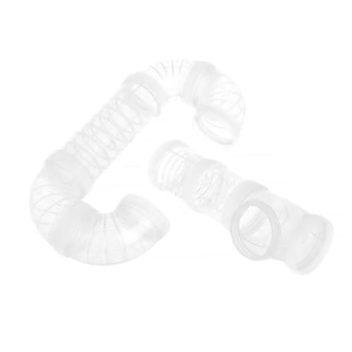 PEPLAYTAL 2stücke Hamster Käfig Tunnel Externer Sporttunnel Für Hamster Robustes Langlebiges Kunststoffmaterial Spielzeug Für Aktive Nager Bewegung Und Erkundung von PEPLAYTAL