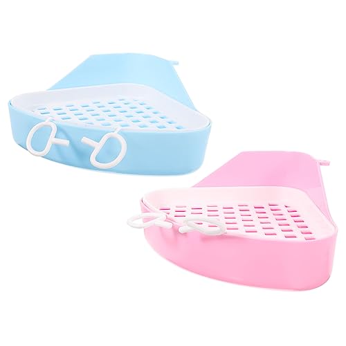 PEPLAYTAL 2Stücke Haustier Toilettenschale und Meerschweinchen Töpfchen mit Doppelschicht Design für Kleine Lecksicher und Geräumig für Käfignutzung PEPLAYTAL 2Stücke Haustier Toilettenschale und Meerschweinchen Töpfchen mit Doppelschicht Design für Kleine Lecksicher und Geräumig für Käfignutzung von PEPLAYTAL