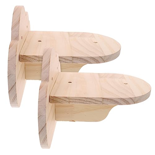 PEPLAYTAL 2Stücke Katzenkletterer Wandmontage Katzenregal Kätzchen Kletterstufen für Innenräume Platzsparend für Katzen mit Gemütlichem Ruheplatz PEPLAYTAL 2Stücke Katzenkletterer Wandmontage Katzenregal Kätzchen Kletterstufen für Innenräume Platzsparend für Katzen mit Gemütlichem Ruheplatz von PEPLAYTAL