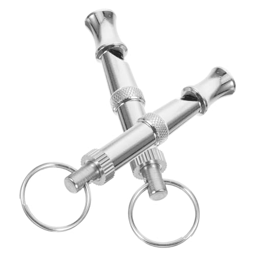 PEPLAYTAL 2Stücke Metall Hundepfeife mit Effektives Trainingszubehör für Kleine und Große Wie Chihuahua Retriever und Schäferhund PEPLAYTAL 2Stücke Metall Hundepfeife mit Effektives Trainingszubehör für Kleine und Große Wie Chihuahua Retriever und Schäferhund von PEPLAYTAL