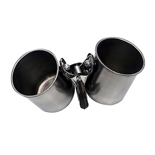 PEPLAYTAL 2Stücke Vogelbecher Futter und Trinkschüssel für Papageien Praktischer Clip zu Installieren Reinigen für Kleine im Käfig PEPLAYTAL 2Stücke Vogelbecher Futter und Trinkschüssel für Papageien Praktischer Clip zu Installieren Reinigen für Kleine im Käfig von PEPLAYTAL