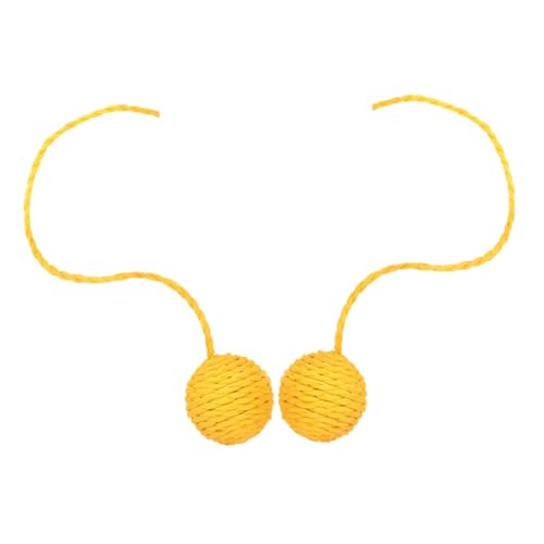 PEPLAYTAL 2pcs Katzenkratzen Nach Dem Austausch Mit -sisalball Langable Cat Scratch Toy Interaktive Katzenspielzeug Für Innenkatzen von PEPLAYTAL