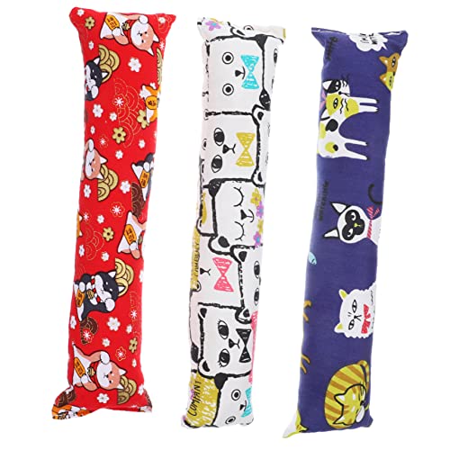 PEPLAYTAL 3 Stück Katzenminze Kauspielzeug Interaktive Katzenspielzeuge für Drinnen Molar Pillow zur Zahnreinigung und Unterhaltung für Katzen von PEPLAYTAL