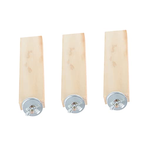 PEPLAYTAL 3stücke Holzplattform Für Hamster Und Chinchillas Naturholz Spielzeug Für Kleintiere Kletter Und Stehplattform Zubehör Für Hamsterkäfige Und Nagerhaltung von PEPLAYTAL
