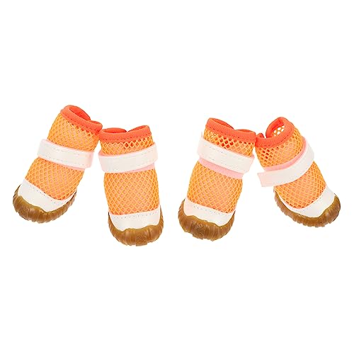 PEPLAYTAL 4 Stück Atmungsaktive Hundeschuhe rutschfeste und Strapazierfähige Pfotenschutz Schuhe für Kleine und Tragbar für Sommeraktivitäten und Schutz Gegenständen PEPLAYTAL 4 Stück Atmungsaktive Hundeschuhe rutschfeste und Strapazierfähige Pfotenschutz Schuhe für Kleine und Tragbar für Sommeraktivitäten und Schutz Gegenständen von PEPLAYTAL