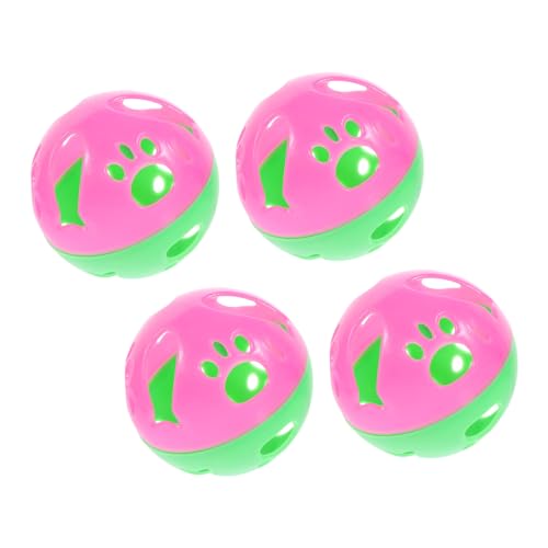 PEPLAYTAL 4 Stück Glocke Für Rollen Ball Katzenspiel Bunt Haustiere Haustier Klingende Bälle Katzenglocke Bälle Katzenbälle Aus Kunststoff Plastik PEPLAYTAL 4 Stück Glocke Für Rollen Ball Katzenspiel Bunt Haustiere Haustier Klingende Bälle Katzenglocke Bälle Katzenbälle Aus Kunststoff Plastik von PEPLAYTAL