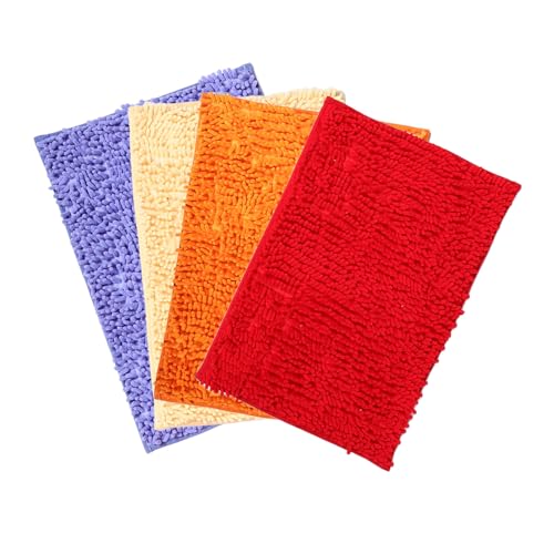 PEPLAYTAL 4 Stück Haustiermatten Tier PIPI Pads Waschbare Piss Pads Piss Pads Für Meerschweinchen Meerschweinchen Piss Pad Hasen Piss Pads Chenille von PEPLAYTAL