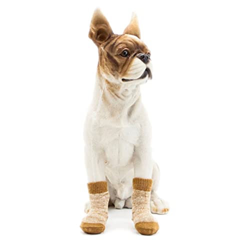 PEPLAYTAL 4 Stück Hundesocken aus Baumwolle Pfotenfreundlich rutschfest Schützend gegen Kälte und Schmutz Mittlere für Drinnen Atmungsaktiv und Umweltfreundlich für Glatte Böden PEPLAYTAL 4 Stück Hundesocken aus Baumwolle Pfotenfreundlich rutschfest Schützend gegen Kälte und Schmutz Mittlere für Drinnen Atmungsaktiv und Umweltfreundlich für Glatte Böden von PEPLAYTAL