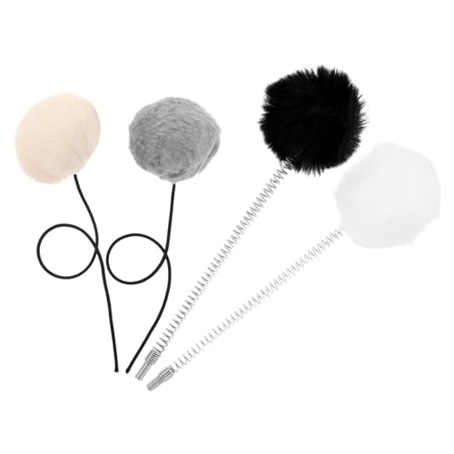 PEPLAYTAL 4 Stück Katzenhänge aus Weichem Plüsch mit Elastischer Austauschbar für Kratzbaum und Tür Platzsparend Sicher und Farblich Assortiert für Indoor Katzen PEPLAYTAL 4 Stück Katzenhänge aus Weichem Plüsch mit Elastischer Austauschbar für Kratzbaum und Tür Platzsparend Sicher und Farblich Assortiert für Indoor Katzen von PEPLAYTAL