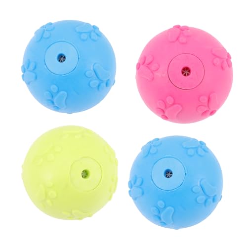 PEPLAYTAL 4 Stück TPR Quietschender Hundeball Kauspielzeug für Hunde Langlebig Schallaktiv Interaktiv zur Zahnpflege und Verhaltenskorrektur Geeignet für Welpen und Zufällige Farbe PEPLAYTAL 4 Stück TPR Quietschender Hundeball Kauspielzeug für Hunde Langlebig Schallaktiv Interaktiv zur Zahnpflege und Verhaltenskorrektur Geeignet für Welpen und Zufällige Farbe von PEPLAYTAL