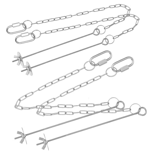 PEPLAYTAL 4 Stück Teiliges Hühner futterspielzeug mit Edelstahlkette Gemüse Obsthalter zum Aufhängen Snackspender für Hühner und Mittelgroße Vögel Praktische Beschäftigung und PEPLAYTAL 4 Stück Teiliges Hühner futterspielzeug mit Edelstahlkette Gemüse Obsthalter zum Aufhängen Snackspender für Hühner und Mittelgroße Vögel Praktische Beschäftigung und von PEPLAYTAL