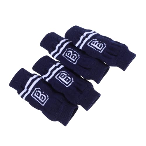 PEPLAYTAL 4 Stück Teiliges Hundebeinsocken für Kleine Strick Ellenbogenprotektor für Haustiere Antirutsch Schutz und Einfache Bequeme Ellenbogenschützer für Umfassenden Schutz von PEPLAYTAL
